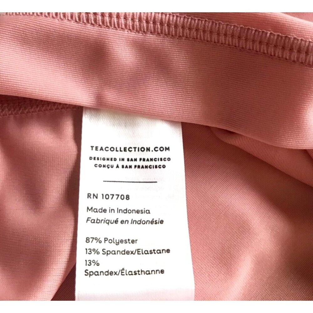NWT Tea Collection Mauve Glow Colorblock LS Rashguard UPF 40 Size 2 - Picture 3 of 6